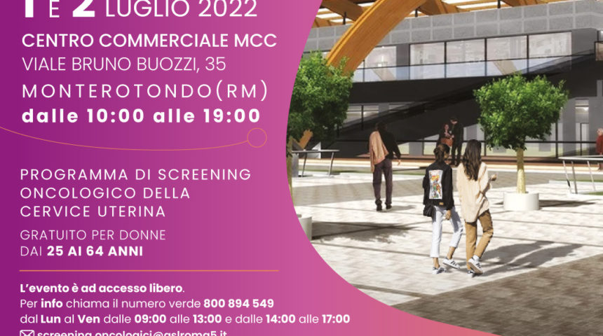 Screening Oncologico gratuito – PAP/HPV Test – Asl Roma 5